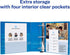 Avery Heavy-Duty View 3 Ring Binder (79811) - 3" One Touch EZD Rings, 1 Pacific Blue Binder