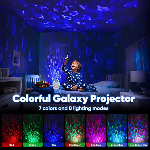 Proran Galaxy Projector for Bedroom, Nebula Galaxy Night Light Projector with Timer and Remote,Gift for Kids Adults