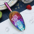 Berglander Stainless Steel Rainbow Ice Scoop, 6 OZ Titanium Colorful Plating Metal Ice Scooper for Kitchen Bar