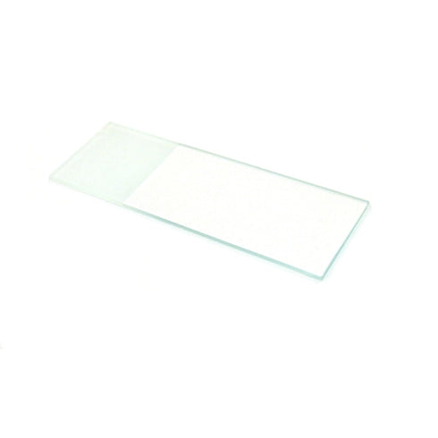 EISCO Glass Microscope Slides, 50 Pack - Precleaned - Ground & Polished Edges - Frosted End