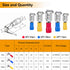 smseaces 80Pcs Insulated Piggy Back Spade Connectors 22-10AWG 6.3mm for Automotive, Audio Systems, Household Appliances