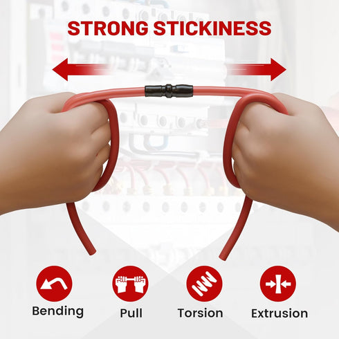 RED WOLF 320 PCS Heat Shrink Tubing, 3:1 Ratio Adhesive Lined, Marine Grade for Electrical Cable Insulation