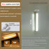Generic 4 11.8in Closet Counter PCS Punch-Free Smart Sensor Magnetic Rechargeable Led Lights, Motion Sensor Light