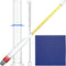 Hydrometer Alcohol Meter Test Kit with Glass Cylinder, Brush, Dust Cloth for 0-200 Proof Distilling Moonshine