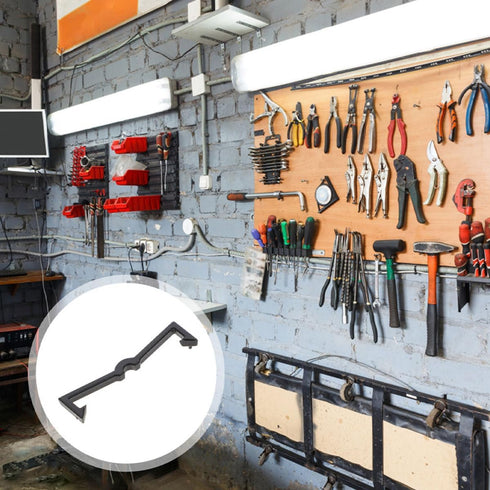 100pcs BESTOYARD Pegboard Hook Clips Pegboard Clip Locks Peg Hook Stoppers for Tool Organization and Workbench