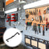 100pcs BESTOYARD Pegboard Hook Clips Pegboard Clip Locks Peg Hook Stoppers for Tool Organization and Workbench