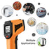 Laser Infrared Thermometer Non-Contact Digital Temperature Gun, -50°C to 400°C for Industrial and Kitchen