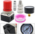 1/4" Air Compressor Pressure Regulator with Gauge 0-180 PSI Inline for Air Compressor and Pneumatic Tools