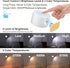 3 360Rotate Koopala LED Wall Sconces, Wall Mounted Lamps with Rechargeable Battery Operated Dim Brightness Removable