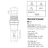 Clyxgs Momentary Push Button Switch, SPST Normal Closed NC Switch 2 Pin Mini Micro 1A 250V AC, 30 PCS