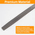 6-inch Flat Medium Cut File, Double Cut Teeth, High Carbon Steel, Suitable for Shaping Metal, Wood