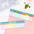 Weekly Planner Notepad, 200 Sheets, 2.8 x 9.5 Inch, Colorful Tear Off Calendar Pad for Office School Reminder Sticky Pad