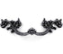 JETLAND French Provincial Drawer Pulls - 6-Pack, Iron Scratches, 2-1/2" Hole Centers, Vintage