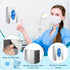 2 9.75"H 5.5"W X3.5"D Blulu Pcs Glove Box Holder Dispenser Stainless Steel Wall Mounted Box Organizer Wall Attachment