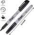 LAZGOL 240 Pack Permanent Markers Bulk, Fine Tip Black Permanent Markers, Waterproof Markers, Premium Smear Proof Pens