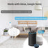 Jinvoo WiFi Wall Light Touch Panel Switch - 2.4GHz Smartphone Remote Control, White 3 Gang