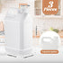 3 Pcs 1 Gallon Plastic Jug with Lids, Square Empty Storage Containers for Water, Sauces, Soaps, Detergents, Liquids