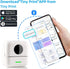 Mini Thermal Sticker Printer with 11 Rolls Paper, Portable Bluetooth Pocket Printer for iOS & Android, DIY, Label