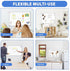 WALGLASS Magnetic White Board, 36" x 24" Double-Sided Dry Erase Board for Wall, Horizontal or Vertical, Silver