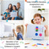 Fuutreo 10 Pcs Small White Board Dry Erase, 8.5" x 11" Magnetic Dry Erase Board for Fridge, 10 Markers, 20 Magnets
