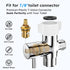Arofa Handheld Toilet Bidet Sprayer for Toilet-Adjustable Water Pressure Control with Bidet Hose for Feminine Wash