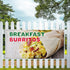 Sign Destination 4 Grommets 24x36Inches Vinyl Banner Multiple Sizes Breakfast Burritos Advertising Printing C