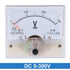 uxcell DC 0-300V Analog Panel Voltage Gauge Volt Meter 85C1 2.5% Error Margin