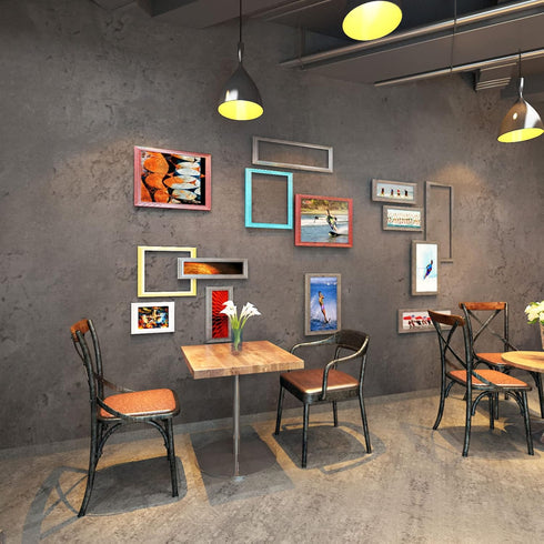 16" 118" Dark Grey Black Concrete Wallpaper, Peel and Stick 3D Matte Textured Contact Paper for DIY Wall Sticker