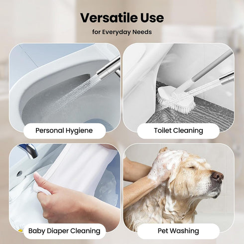 304 47" JOMOO Bidet Sprayer for Toilet, Stainless Steel Handheld Bidet Sprayer for Toilet with Bidet Hose, Adjustable