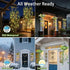 HSBMTBDBF 66 IP65 Solar Hanging Garden Lights, LED Artificial Willow Leaf Solar String Lights Outdoor, Birthday Gifts