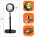 Spacenight Sunset Dimmable, Sunset Lamp Projector Multi-Color Multi-Mode, Timing, Music Rhythm, Background Wonderful