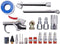 WYNNsky Air Hose Fittings 1/4 Inch NPT, Coupler/Plug with Storage Case, Blow Gun, Tire Gauge, 20-Piece