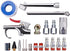 WYNNsky Air Hose Fittings 1/4 Inch NPT, Coupler/Plug with Storage Case, Blow Gun, Tire Gauge, 20-Piece