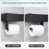 Toilet Paper Holder with Shelf,Wall Mount Wipes Dispenser & Storage for Bathroom,Keep Wet Wipes Hidden,Stainless Steel