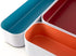 Three by Three Seattle 5 Piece Metal Organizer Tray Set for Storing Makeup, Stationery, and More