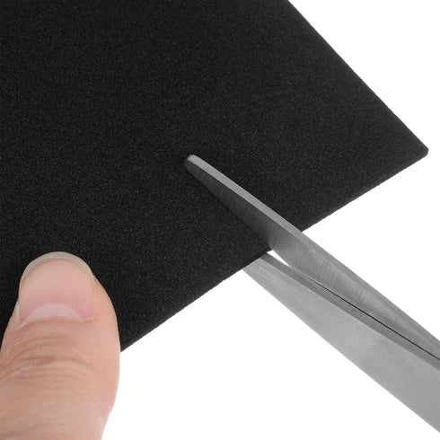 uxcell 20pcs Rubber Padding Sheets, 1/16 Inch Thick x 4 Inch Long Square Neoprene Foam Sheet, Anti-Skid Noise