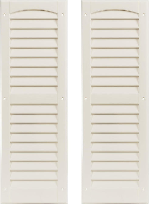 Shed Shutters Louvered 9" W x 22" H for Sheds, Playhouses, and