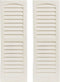 Shed Shutters Louvered 9" W x 22" H for Sheds, Playhouses, and