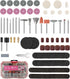 HARDELL Rotary Tool Accessories Kit, 227pcs, 1/8"(3.2mm) Diameter Shanks, Universal Fitment for Cutting and Polishing