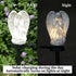 Garden Solar Light Outdoor Decor, Resin Angel Solar LED Light with Stake for Lawn Passage Walkway