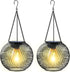 Solar Lantern Outdoor, Upgraded Hanging Lights Outdoor Garden Metal Lanterns Decorative Lighting