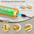 16.54 Inch 3 Dimmable Joossnwell Touch Control Picture Light, Gold Rechargeable Battery Wall Sconce, Magnetic CCT Art