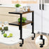 Shelf,12.9 inches 2-Tier Brown,TMZ007H IBUYKE Clamp on Desk Organizer Desk Extender Shelves, Above or Below Desk