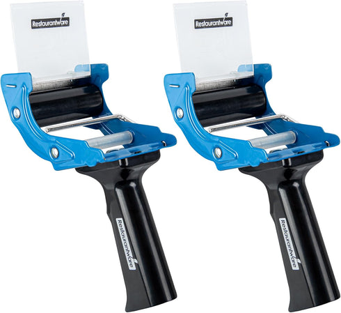 Restaurantware RW Base 3 Inch Tape Dispenser Guns, 10 Heavy-Duty Tape Dispensers for Carton Sealing