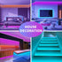 48ft KSIPZE Led Lights for Bedroom Led Strip Lights with Remote RGB Color Changing Music Sync Bluetooth Smart App
