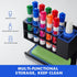 Black Magnetic Dry Erase Marker Holder for Whiteboard, Acrylic Magnet Pen Holder Wall Mount, Black Magnetic Pencil