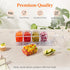 5x 20 oz Lifewit Ice Chilled Condiment Caddy with Containers, Condiment Server with Lid & Metal Accessories, Serving
