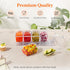 5x20 oz 39 x13cm/15x5 Lifewit Ice Chilled Condiment Caddy with Containers, Condiment Server with Separate Lid, Serving