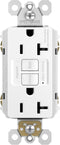 Legrand radiant 2097WCCD12 20 Amp GFCI Self Test Decorator Duplex Outlet, White, 1 Count