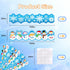 Winter Bulletin Board 78.7FT Cutout Classroom Decor, Snowflake Border, Christmas Holiday Trim